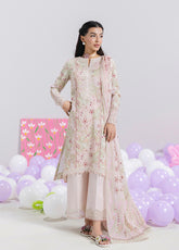 QPrints By Qalamkar Embroidered Lawn 3 Piece Unstitched Suit QLM25QP D-EM-03B MIRA